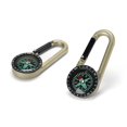thumbnail image 1 of champagne-boussole Avec Mousqueton 2pcs Brújula multifunción Mousquetons portátiles Porte-cls Avec Boussole Boussole Clips Pour Extrieur Campi, 1 of 5