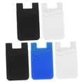 thumbnail image 5 of 5 Pcs Card Sleeves Phone Wallet Stick Mobile Silicone Case Back Sticker -layer, 5 of 8