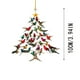 thumbnail image 3 of Uuiauoio Hummingbird Christmas Acrylic Ornament, Stacked Hummingbird Ornament for Christmas, Colorful Stack Hummingbirds Home Decor Ornaments, Ornaments Festival Gifts For Family, 3 of 9