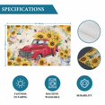 thumbnail image 6 of Spring Yellow Sunflowers Placemats Set of 4, Farm Floral Car Pastoral Placemats for Dining Table, Place Mats for Kitchen Tabletop, Waterproof Wipeable Dining Table Mats Set, 6 of 9