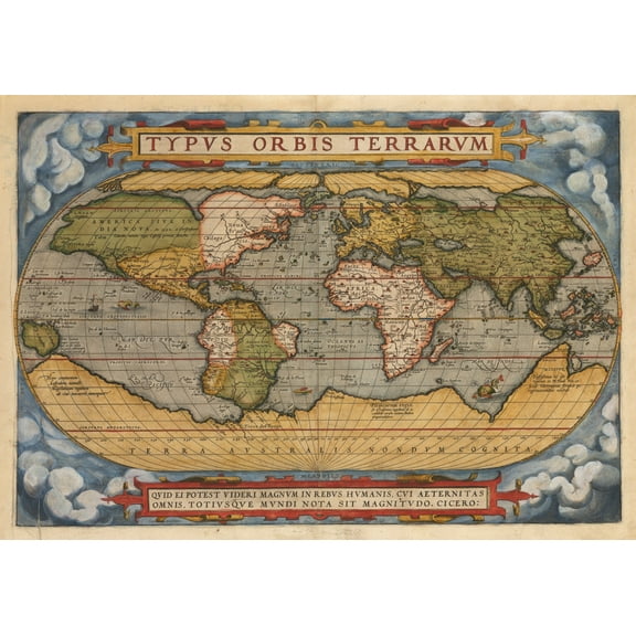 1570 Typus Orbis Terrarum