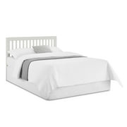 Delta Children Alice 5-in-1 Convertible Crib and Changer - Greenguard Gold Certified, Moonstruck Grey