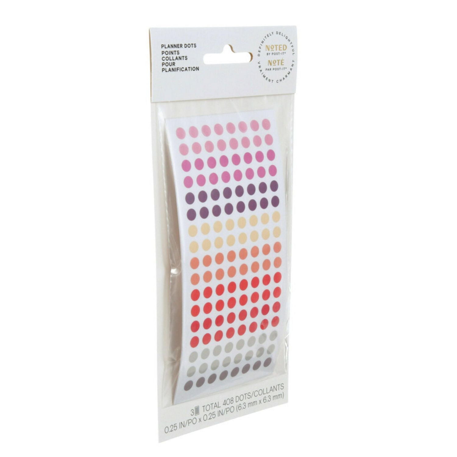 Post-it® Planner Dots NTD-PD-PP-EF, .25 in x .25 in (6.3 mm x 6.3 mm)