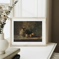 thumbnail image 3 of Farmhouse Still Life Picture Living Room - Rustic Vintage Decor for Bedroom - Peach Fruit Dining Room Moody Muted Oil Painting Art Deco Wall Art for Kitchen - 8 x 10 No Frame, 3 of 17