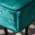 thumbnail image 5 of Christopher Knight Home Darrow Velvet Modern Armless Chair, Teal, 5 of 5