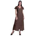 thumbnail image 2 of Moomaya Long Maxi Dress For Womens Short Sleeve Formal/Casual Dress With Pockets S-XXL, 2 of 6