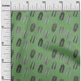 thumbnail image 2 of oneOone Viscose Jersey Pear Green Fabric Leaves Sewing Material Print Fabric By The Yard 60 Inch Wide-aC, 2 of 5