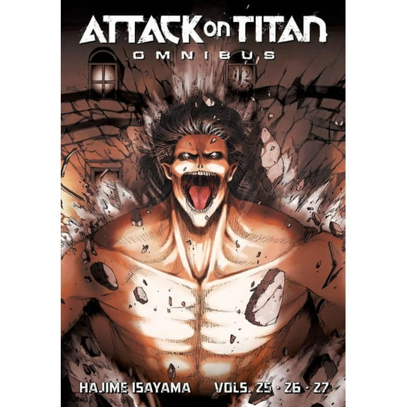 Pre-Owned Attack on Titan Omnibus Attack on Titan Omnibus 9 (Vol. 25-27), (Paperback)