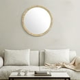 Better Homes and Gardens 28 inch Rattan Round Wall Mirror