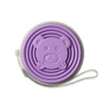thumbnail image 2 of AuroraX Collapsible Water Bottles - 7oz Bottles with Honey Bear Pattern Lids, Sports - suitable and with Strap for Sports, School, Travel - Purple, 2 of 2