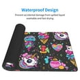 thumbnail image 4 of Balery Cat Icecream Mouse Pad ,15.8x29.5 In Large Gaming Mouse Pad Desk Mat Long Non-Slip Rubber Stitched Edges,Waterproof Mousepad Desk Mat For Gamer Office Home, 4 of 9