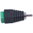 thumbnail image 1 of 7 piezas 7 x CCTV UTP audio RCA macho a conector AV Tornillo Conector de terminal para video verde negro, 1 of 5