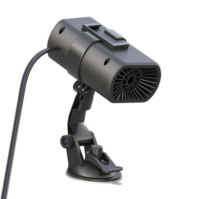 12V Portable Car Heater With Suction Cup Mount For Windshield Defogging And Air Purification Multifunctional Mini Heater For Vehicle Use Compact And Easy To Install 1Pc 0.88 Lbs