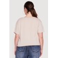 thumbnail image 4 of Women's Plus Size Wild Heart Rodeo Angel Graphic Slashed Tee, 4 of 4