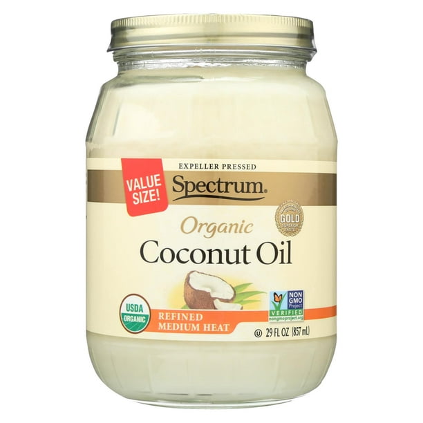 Spectrum Naturals Organic Refined Coconut Oil - Case of 6 - 29 Fl oz ...