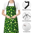 thumbnail image 4 of Kdxio Happy St. Patrick's day Apron with Pockets Adjustable Kitchen Aprons for Men Women Waterproof Aprons for Cooking,Drawing,Crafting, Baking Household Cleaning, 4 of 8