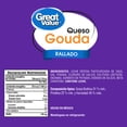 thumbnail image 2 of Queso Gouda Great Value Rallado 200 g, 2 of 6