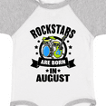 thumbnail image 4 of Inktastic Rockstars Are Born in August Birthday Boys or Girls Baby Bodysuit, 4 of 5