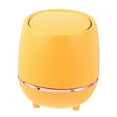 thumbnail image 5 of OUNONA  Mini Trash Can Waste Bin Outdoor Garbage with Lid Office Yellow, 5 of 8