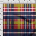 thumbnail image 2 of oneOone Cotton Silk Fabric Madras Check Print Fabric BTY 42 Inch Wide, 2 of 4