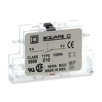 Square D Auxiliary Contact,1 NC 9999D01