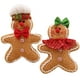 thumbnail image 2 of GOOHOCHY 2pcs fieltro colgante adorno de árbol de Navidad colgante de jengibre colgante de pan de jengibre, 2 of 7