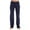 Navy, variant on Women's Casual Trousers with Solid Color Design for Everyday Wear and Home Comfort Elastic High Waisted Straight Leg Pull On Trousers