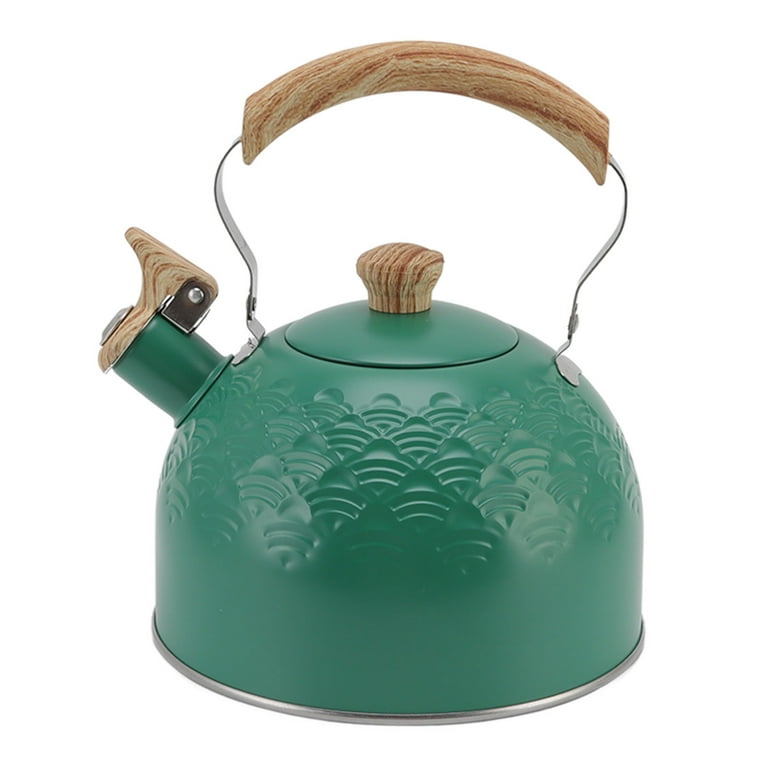 Stovetop Teapot, Whistling Kettle Plastic Handle For Family 