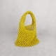 thumbnail image 1 of Bolso tejido de paja, bolso de cuerda de algodón para mujer, bolso tejido a mano, bolso de mano, estilo coreano, estilo perezoso, bolso de red de pesca Hugh, 1 of 6