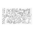 thumbnail image 1 of para colorear Roll Wall Coloring Stickers Colorable DIY Arts Crafts Actividad zoo Zulema rollo de colorear para niños, 1 of 8