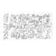 thumbnail image 1 of Rollo para colorear para niños, papel grande para colorear, póster para colorear para niños pequeños zoo, 1 of 9