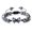 Peacock Gray, variant on Woven Butterfly Bracelet Adjustable Handmade Tigereye Bracelet Volcanic Rock Bracelet Agate Bracelet White Porcelain