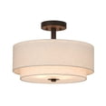 thumbnail image 1 of Luminaria XiNBEi XB-SF1289-DB de 3 luces, bronce, 1 of 8