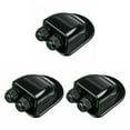 thumbnail image 1 of Guardoinrt Solar Panel Double Cable 2 Holes Entry Gland Plastic Box Portable RV Boat Campervan Caravans Camper Motorhome Sealing Black 3Set, 1 of 6
