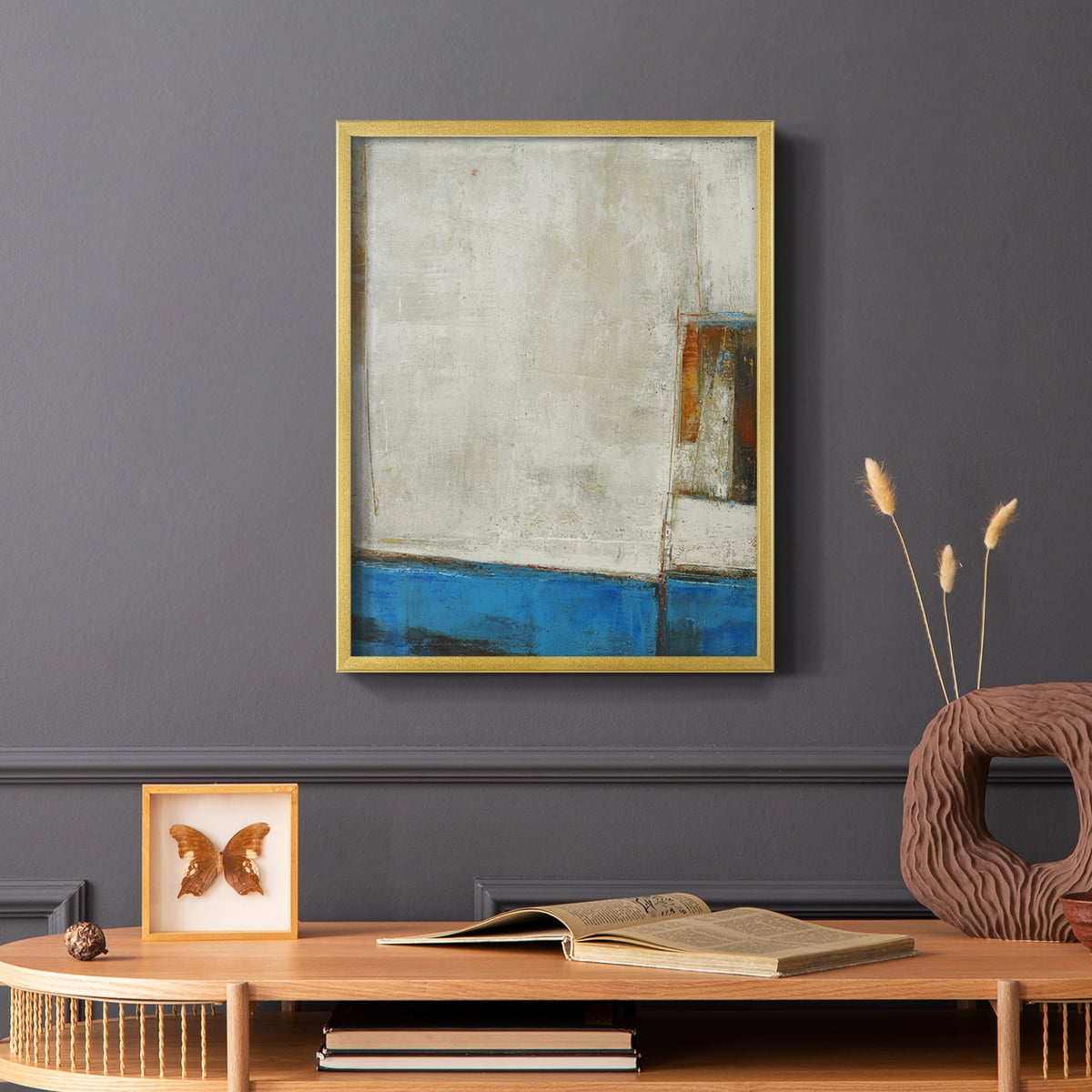 A Warped Window in Paper Solid Wood 22 x 28 Framed Print