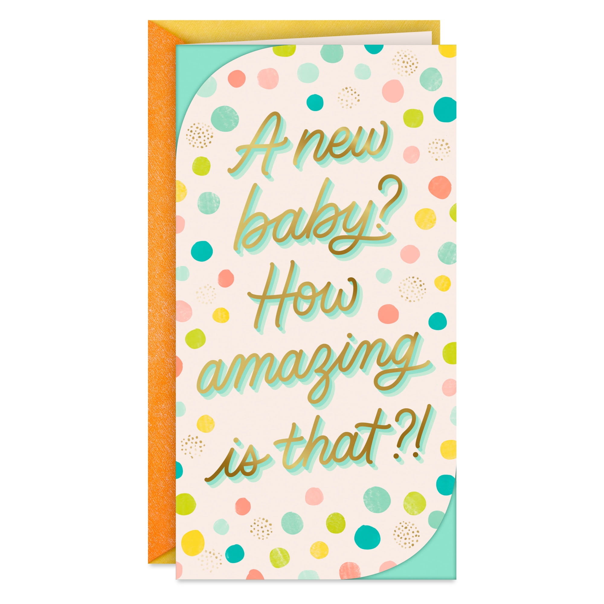 Hallmark New Baby Card (All the Goodness Coming Your Way)