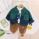 thumbnail image 1 of Conjuntos de ropa para niños Bebés Niños Primavera Otoño Ropa de mezclilla Conjunto lindo de tres piezas Chaleco de vaquero Abrigo Traje para niños Chaqueta + Top + Pants5-6T (Tag130) Gao Jinjia LED, 1 of 2
