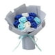 thumbnail image 4 of de flores de rosas, flores de jabón falsas, rosas de imitación, decoraciones para el Día de San Valentín para felicitaciones, niños, profesores, , azul Macarena Ramo De Jabón, 4 of 8