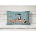 thumbnail image 2 of Carolines Treasures CK7888PW1216 Appenzeller Sennenhund Sweet Home Canvas Fabric Decorative Pillow 12H x16W multicolor, 2 of 4