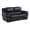 Black, variant on Titan Furnishings 69" Modern Faux Leather Upholstered Loveseat in White