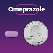 Equate Omeprazole Delayed Release Coated Tablets 20 mg, Wildberry Mint, 14 Count, Compare to Prilosec OTC