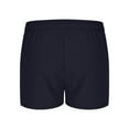 thumbnail image 5 of Mens Summer Shorts Casual Solid Drawstring Elastic Waist Shorts Baggy Vacation Beach Short Pants with Pockets Cargo Work Half Pants, 5 of 6