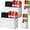 White, variant on Magnetic Marker Holder for Whiteboard and Locker, 4 Pack Magnetic Cups for Dry Erase Markers, Pen and Pencil Organizer for Fridge Storage, Classroom and Office Accessories (Black)