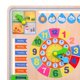 thumbnail image 4 of Montessori Toys Preschool Telling Time Teaching Clock Materiales de aprendizaje Calendario Aprendizaje para niños y niñas Niños pequeños, 4 of 5