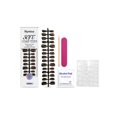 thumbnail image 1 of Nymixa uñas de ojo de gato negras y marrones, pegatinas para uñas naturales y brillantes, modernas, cómodas y fáciles de usar,2 piezas, 1 of 14