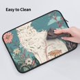 thumbnail image 5 of Pofeuu Celestial Cat And Flowers Print Laptop Carrying Case,13-15-Inch Laptop and Tablet, Sleek Design, Durable and Water-Repellent Fabric, Business Casual or School-13 inch, 5 of 8