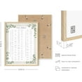 thumbnail image 3 of HAUS AND HUES Books of the Bible Posters For Classroom - Christian Wall Decor, Bible Verses Wall Decor, Framed Religious Wall Art, Christian Gifts, Bible Gifts for Women (Framed Beige, 12x16), 3 of 6