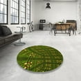 thumbnail image 3 of Ahgly Company Indoor Rectangle Patterned Dark Forest Green Area Rugs, 2' x 5', 3 of 6