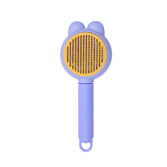 Mom's Best Peine de acero inoxidable para perros y gatos, elimina enredos y pulgas, herramienta autolimpiable y cómoda.