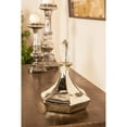 thumbnail image 2 of DecMode 10", 10", 11"H Silver Glass Decorative Jars, 3-Pieces, 2 of 9